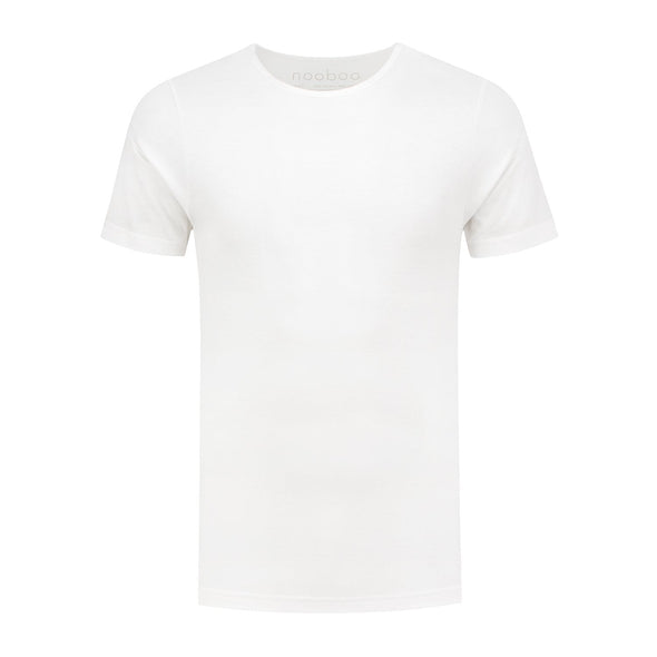 nooboo Luksus Bambus T-Shirt Sort med rund hals